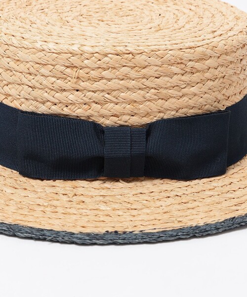 GRILLO（グリーロ）の「GRILLO: パイピング ボート ハット（ハット・メンズ・ネイビー・ONE SIZE）」の3枚目の写真