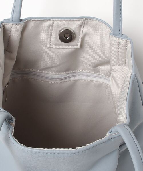 T・S・L(ティーエスエル)の「【T・S・L】ノットデザイントートバッグ /1241-209-1(トートバッグ・レディース・イエロー/アイボリー/ブラック/サックスブルー・FREE)」の6枚目の写真