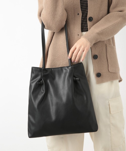 T・S・L(ティーエスエル)の「【T・S・L】ノットデザイントートバッグ /1241-209-1(トートバッグ・レディース・イエロー/アイボリー/ブラック/サックスブルー・FREE)」の3枚目の写真