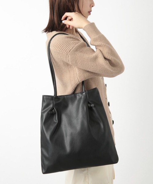 T・S・L(ティーエスエル)の「【T・S・L】ノットデザイントートバッグ /1241-209-1(トートバッグ・レディース・イエロー/アイボリー/ブラック/サックスブルー・FREE)」の11枚目の写真