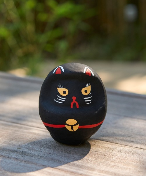 倭物やカヤ（ワモノヤカヤ）の「【カヤ】高崎だるま 猫ダルマ