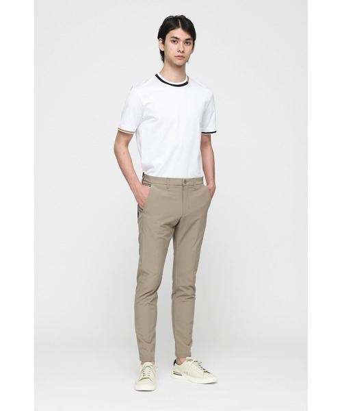 セール】シグネチャーストライプ シルケットコットン Tシャツ（T