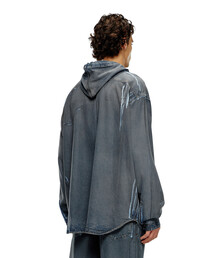 DIESEL（ディーゼル）の「メンズ シャツ デニム D-DEWNY-HOOD-S1 SHIRT