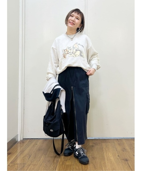 Right-on(ライトオン)の「トム&ジェリーフロッキースウェット(スウェット・レディース・ブラック/グレー・M/L)」の13枚目の写真