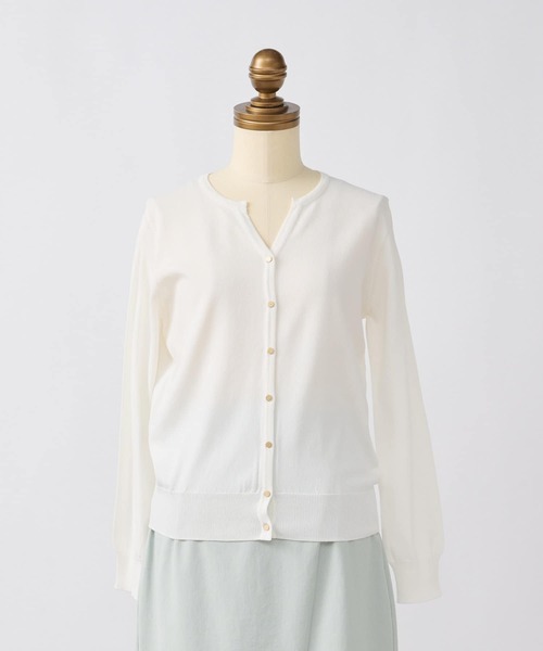 La boutique BonBon(ラブティックボンボン)の「クールタッチUVスキッパーカーディガン(カーディガン/ボレロ・レディース・ピンク/サックスブルー/ホワイト・FREE)」の14枚目の写真