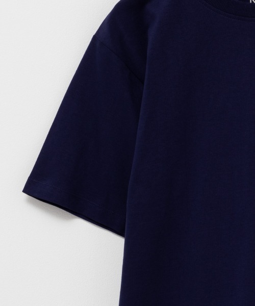 NAVY(ネイビー)の「NAVY 抗菌・UVカット・紫外線対策 ベーシッククルーTシャツ(Tシャツ/カットソー・レディース・ベージュ/ホワイト/ブラック/ネイビー/ブルーグリーン・M/L/XL/S)」の13枚目の写真