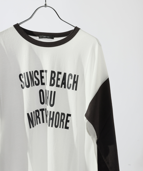 JOURNAL STANDARD(ジャーナルスタンダード)の「シアーロゴロンT(Tシャツ/カットソー・レディース・チャコールグレー/ホワイト・FREE)」の4枚目の写真