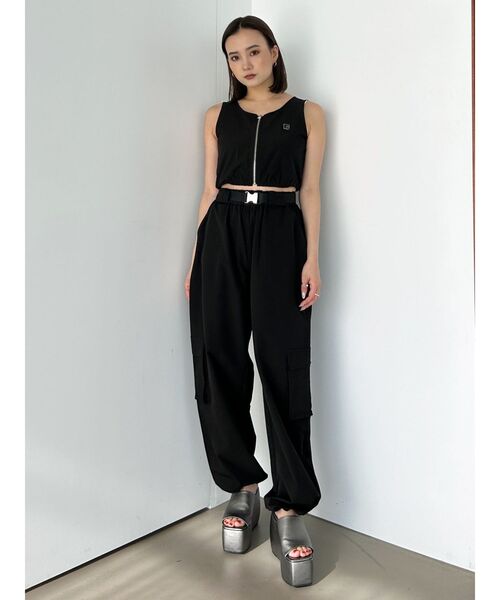 EMODA（エモダ）の「ナイロンボックスタンクトップ（タンクトップ・レディース・ベージュ/ホワイト/ブラック・FREE）」の19枚目の写真