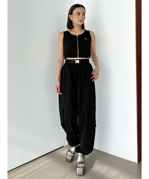 EMODA（エモダ）の「ナイロンボックスタンクトップ（タンクトップ・レディース・ベージュ/ホワイト/ブラック・FREE）」の18枚目の写真