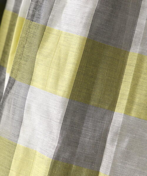 N.（N. Natural Beauty Basic）（エヌエヌナチュラルビューティーベーシック）の「◆ウエストプリーツチェックスカート（スカート・レディース・グリーン系その他/イエロー系その他・MEDIUM）」の17枚目の写真
