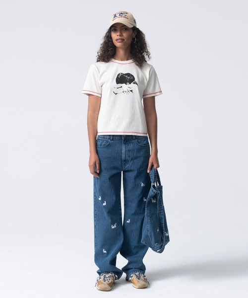 Carne Bollente(カルネボレンテ)の「The Cuddle(Tシャツ/カットソー・メンズ・クリーム・L/M/S)」の3枚目の写真
