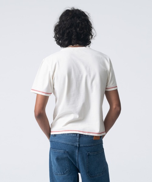 Carne Bollente(カルネボレンテ)の「The Cuddle(Tシャツ/カットソー・メンズ・クリーム・L/M/S)」の8枚目の写真