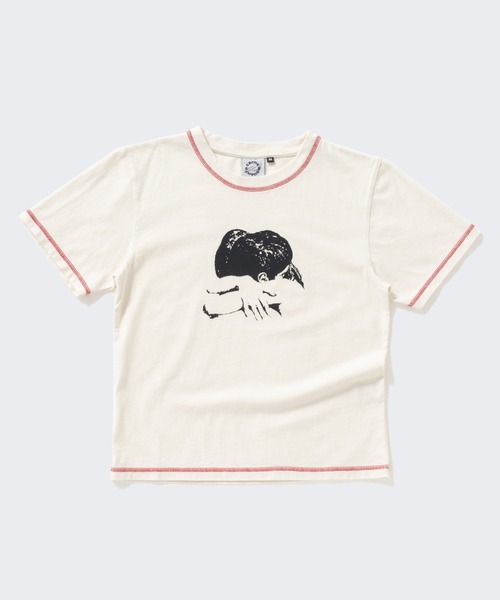 Carne Bollente(カルネボレンテ)の「The Cuddle(Tシャツ/カットソー・メンズ・クリーム・L/M/S)」の9枚目の写真