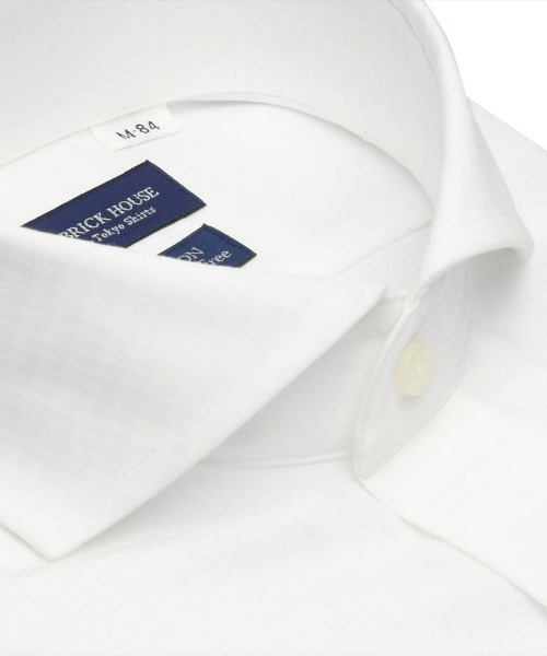 超形態安定ノーアイロン ホリゾンタルワイド 長袖ビジネスワイシャツ（ビジネスシャツ）｜TOKYO SHIRTS（トウキョウシャツ）