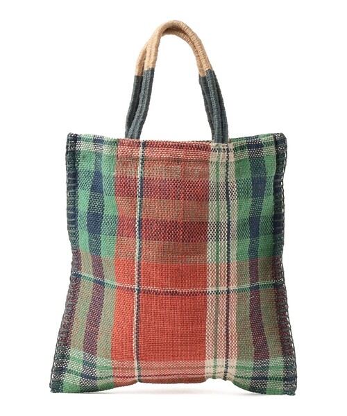 BEAMS HEART(ビームスハート)の「TARANGO / ジュートトートバッグ(トートバッグ・レディース・ブラック/レッド/ブルー・ONE SIZE)」の3枚目の写真