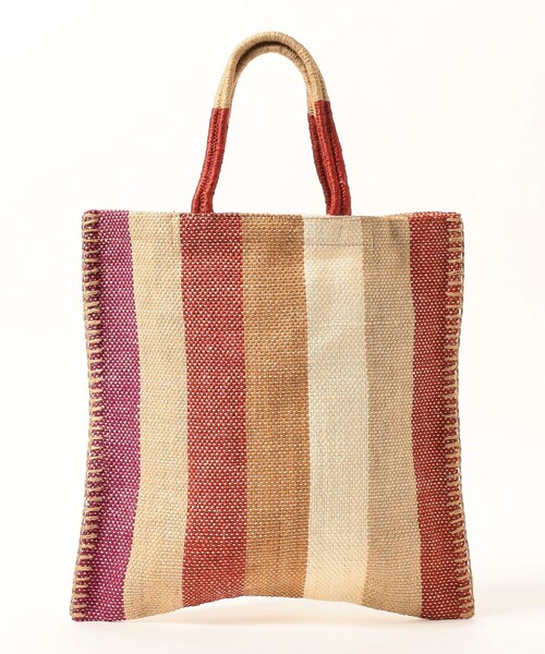 BEAMS HEART(ビームスハート)の「TARANGO / ジュートトートバッグ(トートバッグ・レディース・ブラック/レッド/ブルー・ONE SIZE)」の8枚目の写真