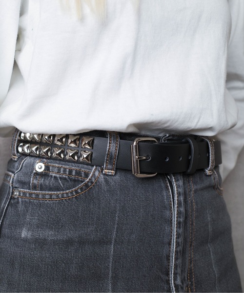 インターフェイス　スタッズベルト　Interface セール】IOSELECT / FUNK PLUS/Belt Double / F-BT117（ベルト