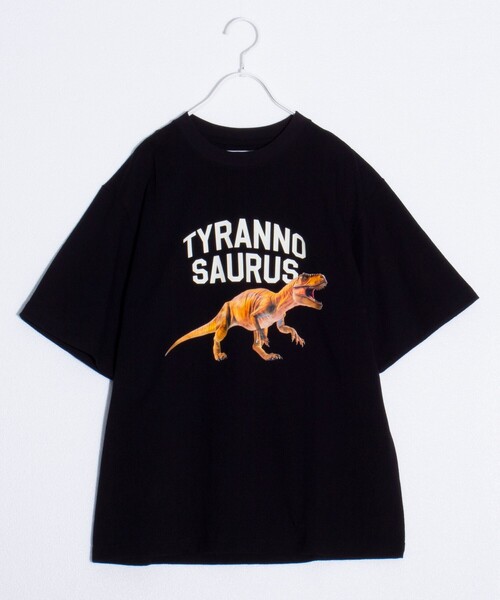 FREDY MAC（フレディーマック）の「【FREDYMAC/フレディマック】dinosaur クルーネックプリントTシャツ マックT（Tシャツ/カットソー・メンズ・ブラック/ホワイト・S/M/L）」の6枚目の写真