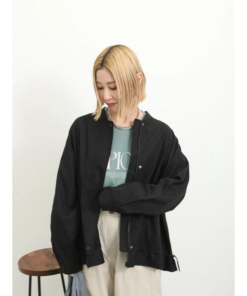 Samansa Mos2 blue（サマンサモスモスブルー）の「ペプラムブルゾン