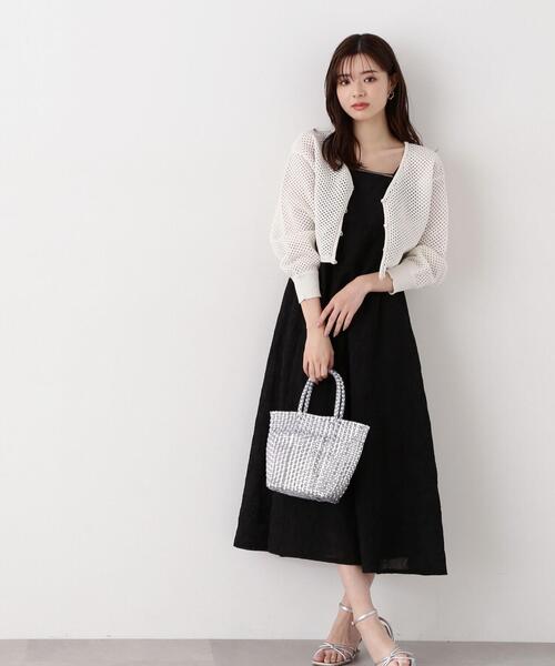 PROPORTION BODY DRESSING(プロポーションボディドレッシング)の「メッシュボレロカーディガン / 1214174401(カーディガン/ボレロ・レディース・ホワイト系その他/ブラック/ブルー・FREE)」の16枚目の写真