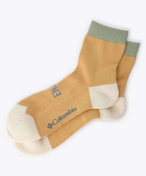 Columbia(コロンビア)の「Columbia/ エンジョイマウンテンライフミッドソックス /コロンビア /抗菌防臭加工 /アシンメトリー(ソックス/靴下・レディース・イエロー/ホワイト/ブルー/イエロー系その他/ストーン/ネイビー・S/M/L/XL)」の5枚目の写真