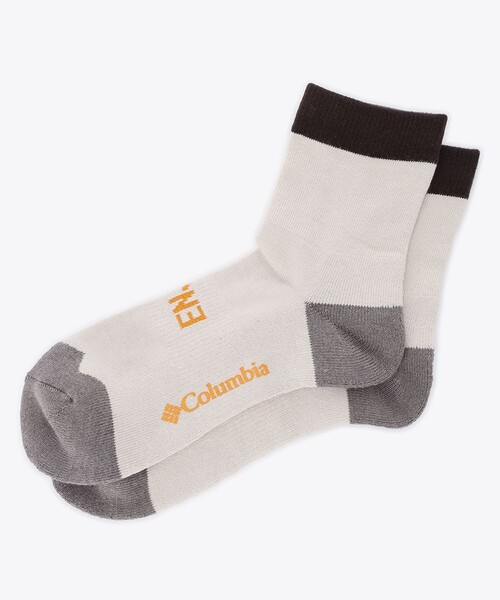 Columbia(コロンビア)の「Columbia/ エンジョイマウンテンライフミッドソックス /コロンビア /抗菌防臭加工 /アシンメトリー(ソックス/靴下・レディース・イエロー/ホワイト/ブルー/イエロー系その他/ストーン/ネイビー・S/M/L/XL)」の3枚目の写真