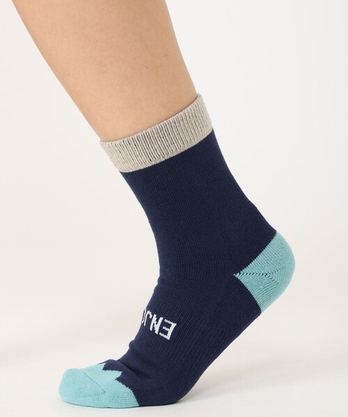 Columbia(コロンビア)の「Columbia/ エンジョイマウンテンライフミッドソックス /コロンビア /抗菌防臭加工 /アシンメトリー(ソックス/靴下・レディース・イエロー/ホワイト/ブルー/イエロー系その他/ストーン/ネイビー・S/M/L/XL)」の13枚目の写真