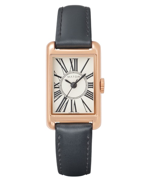 MATOW(マトウ)の「「MATOW/マトウ」Tsuki コレクション 朧月 -おぼろづき-スクエア シルバー メッシュ/ サークルローマン(アナログ腕時計・レディース・シルバー/シルバー系1/ブラック×ゴールド・FREE)」の19枚目の写真