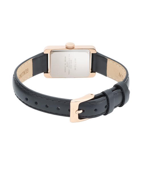 MATOW(マトウ)の「「MATOW/マトウ」Tsuki コレクション 朧月 -おぼろづき-スクエア シルバー メッシュ/ サークルローマン(アナログ腕時計・レディース・シルバー/シルバー系1/ブラック×ゴールド・FREE)」の21枚目の写真