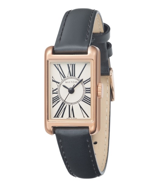 MATOW(マトウ)の「「MATOW/マトウ」Tsuki コレクション 朧月 -おぼろづき-スクエア シルバー メッシュ/ サークルローマン(アナログ腕時計・レディース・シルバー/シルバー系1/ブラック×ゴールド・FREE)」の20枚目の写真
