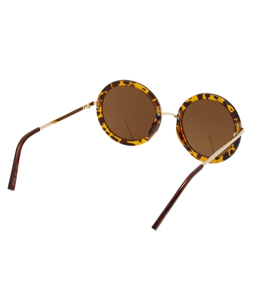 WEGO（ウィゴー）の「WEGO/ラウンドタイプサングラス（サングラス・メンズ・ブラウン系その他・FREE）」の5枚目の写真