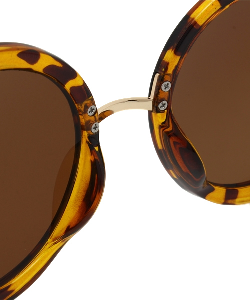 WEGO（ウィゴー）の「WEGO/ラウンドタイプサングラス（サングラス・メンズ・ブラウン系その他・FREE）」の7枚目の写真