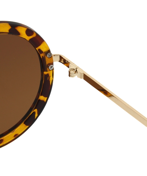 WEGO（ウィゴー）の「WEGO/ラウンドタイプサングラス（サングラス・メンズ・ブラウン系その他・FREE）」の8枚目の写真