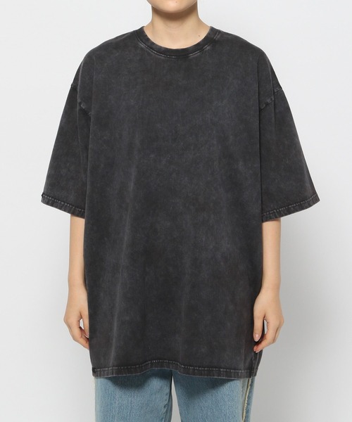 セール】【UNISEX/2サイズ展開】ピグメントステッチTシャツ（T