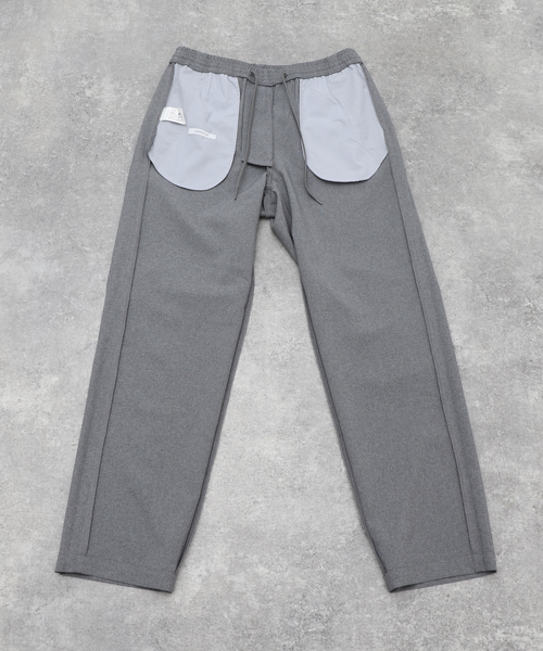 B.C STOCK（ベーセーストック）の「セットアップ イージーパンツ（その他パンツ・メンズ・ライトグレー/ネイビー/ベージュ・LARGE/MEDIUM）」の8枚目の写真