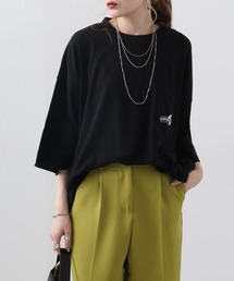 スカル柄刺繍＋プリント半袖Tシャツアソート