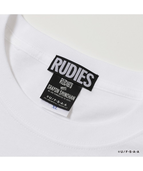 RUDIE'S(ルーディーズ)の「RUDIE'SxCRAYON SHINCHAN NENECHAN TEE/ ルーディーズ×クレヨンしんちゃん ネネちゃん Tシャツ(Tシャツ/カットソー・メンズ・ネイビー/ホワイト・S/XXL/XL/L/M)」の3枚目の写真