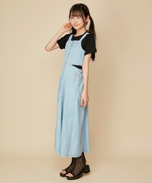 JENNI love（ジェニィラブ）の「センターZIPデニムジャンスカ