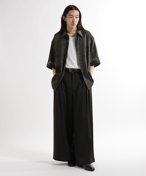 HARE（ハレ）の「【SET UP対応 イージーケア】TOROMIシシュウシャツSS(HARE)（シャツ/ブラウス・メンズ・ブルー/ホワイト/ブラック/パープル/グレー/ブルー系その他/ホワイト系その他/ダークブラウン/グレー系その他/ブルー系その他2/ブラック系その他・SMALL/MEDIUM）」の22枚目の写真