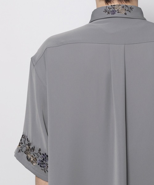 HARE（ハレ）の「【SET UP対応 イージーケア】TOROMIシシュウシャツSS(HARE)（シャツ/ブラウス・メンズ・ブルー/ホワイト/ブラック/パープル/グレー/ブルー系その他・SMALL/MEDIUM）」の11枚目の写真