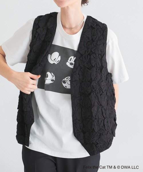 GOOD ROCK SPEED(グッドロックスピード)の「『別注』GOOD ROCK SPEED×UR / FELIX / T-SHIRTS 3(Tシャツ/カットソー・レディース・ブラック系その他・FREE)」の7枚目の写真