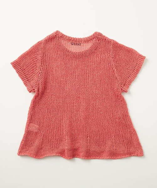 EMMEL REFINES(エメルリファインズ)の「<EMMEL REFINES>EM HW クルーネック メッシュ ニット プルオーバー(ニット/セーター・レディース・ナチュラル/ターコイズブルー/ピンク・FREE)」の7枚目の写真