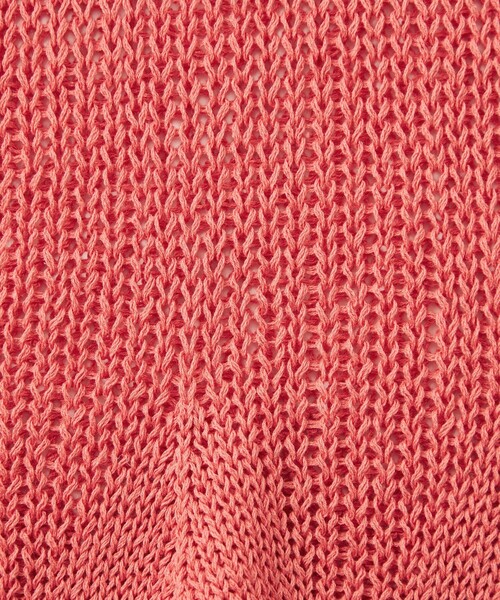 EMMEL REFINES(エメルリファインズ)の「<EMMEL REFINES>EM HW クルーネック メッシュ ニット プルオーバー(ニット/セーター・レディース・ナチュラル/ターコイズブルー/ピンク・FREE)」の16枚目の写真