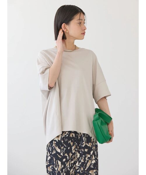 セール】UVカット+接触冷感 コクーンカットプルオーバー（T