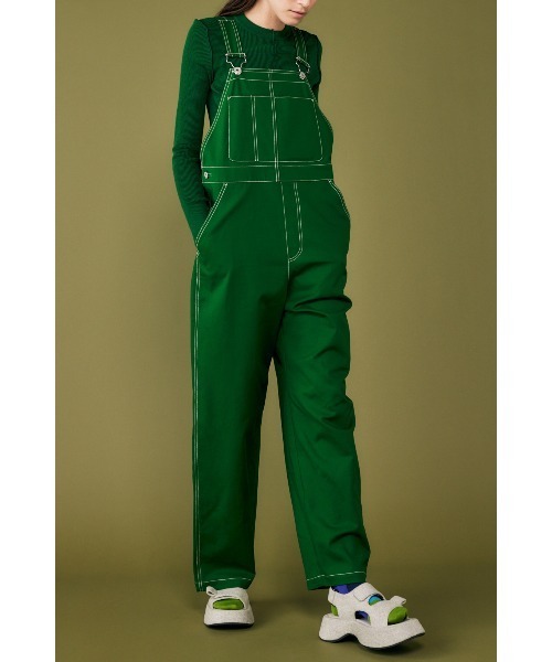 ダブルクロスストレッチオーバーオール（サロペット