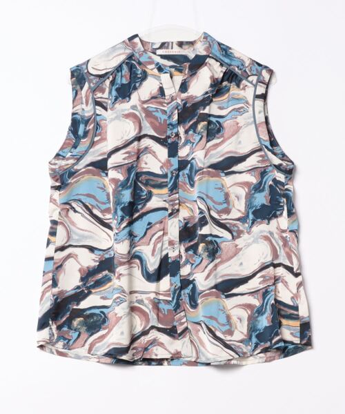 PREFERIR（プレフェリール）の「バンドカラー 迷彩柄 ノースリーブ