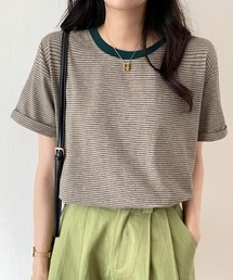 ボーダー半袖Tシャツ