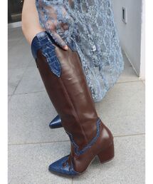 EVRIS | エッジデザインウエスタンブーツ(ブーツ)