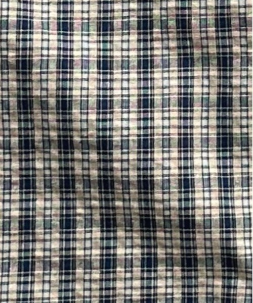 kutir（クティール）の「シアサッカーチェックシャツ（シャツ/ブラウス・レディース・ブルー/グリーン/レッド/ホワイト/イエロー/ブラック/ライトブルー・FREE）」の20枚目の写真