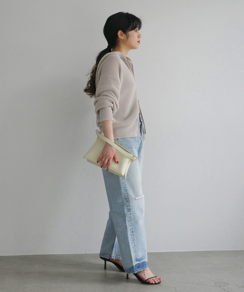 AP STUDIO（エーピーストゥディオ）の「【HOPE/ホープ】DROP JEANS（デニムパンツ・レディース・サックスブルー・28/27/26/25）」の9枚目の写真